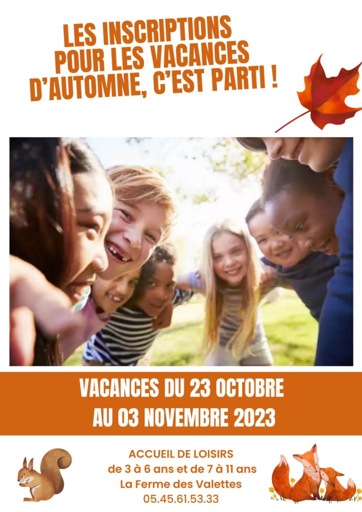 les inscriptions pour les vacances d’avril c’est maintenant