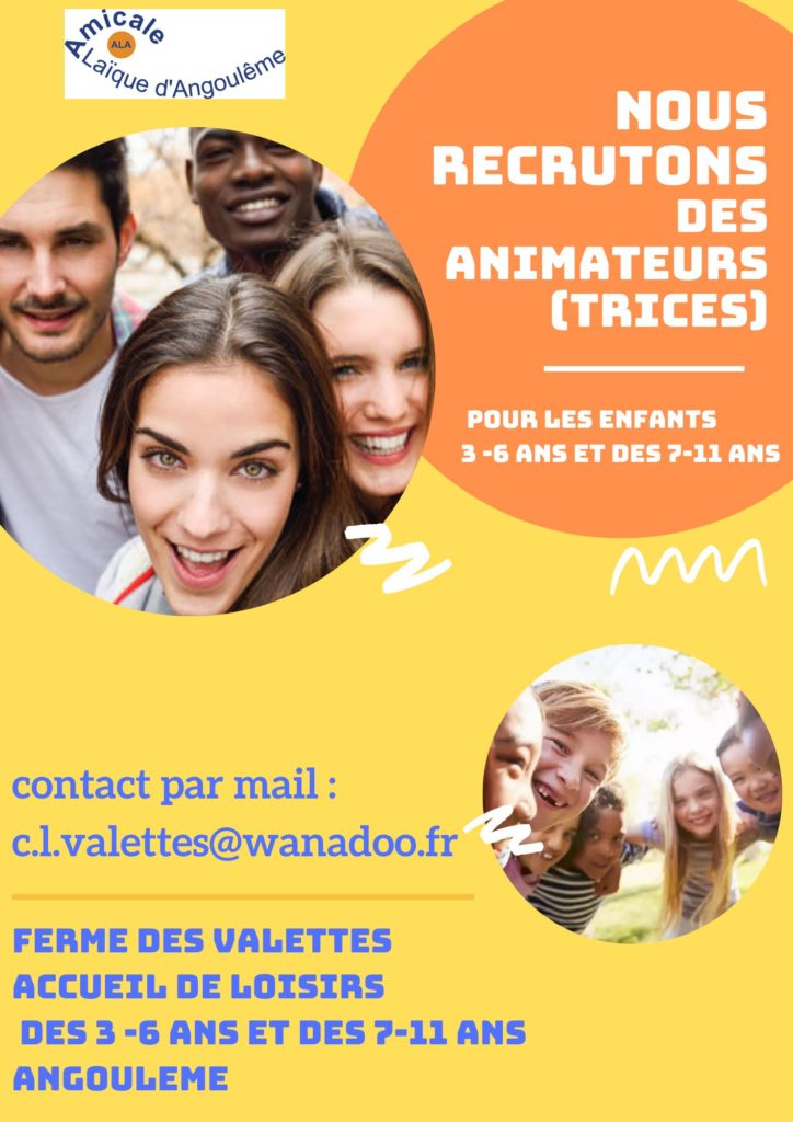 Nous recrutons des animatreurs (trices) pour l’été 2024 (2)